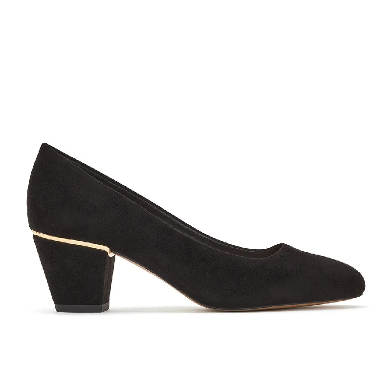 Women's lace - trimmed fashion & dress shoes with a kitten - heel for a delicate appearance Everly Women's lace - trimmed fashion & dress shoes with a kitten - heel for a delicate appearance Everly