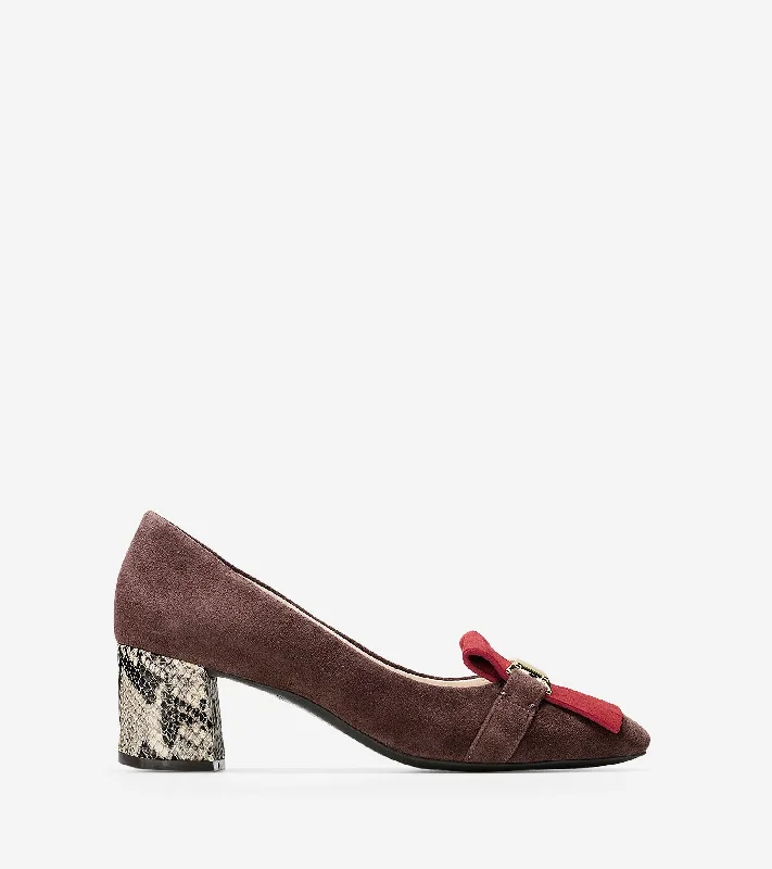 Women's open - back fashion & dress shoes with a stacked - heel for a retro feel Margarite Pump (55mm) Women's open - back fashion & dress shoes with a stacked - heel for a retro feel Margarite Pump (55mm)