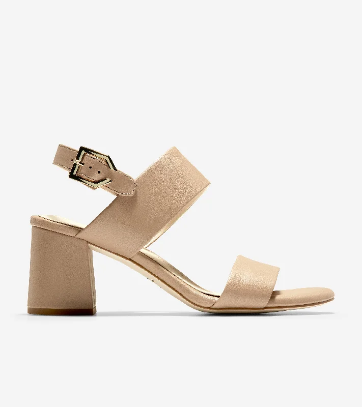Women's high - heeled patent leather fashion & dress shoes with rhinestones Avani City Sandal