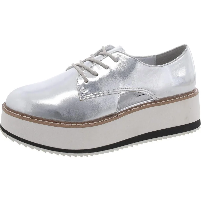 Women's Metallic Foil - Finish Loafers in Gold for a Glamorous Night Out Gina Womens Faux Leather Metallic Oxfords Women's Metallic Foil - Finish Loafers in Gold for a Glamorous Night Out Gina Womens Faux Leather Metallic Oxfords