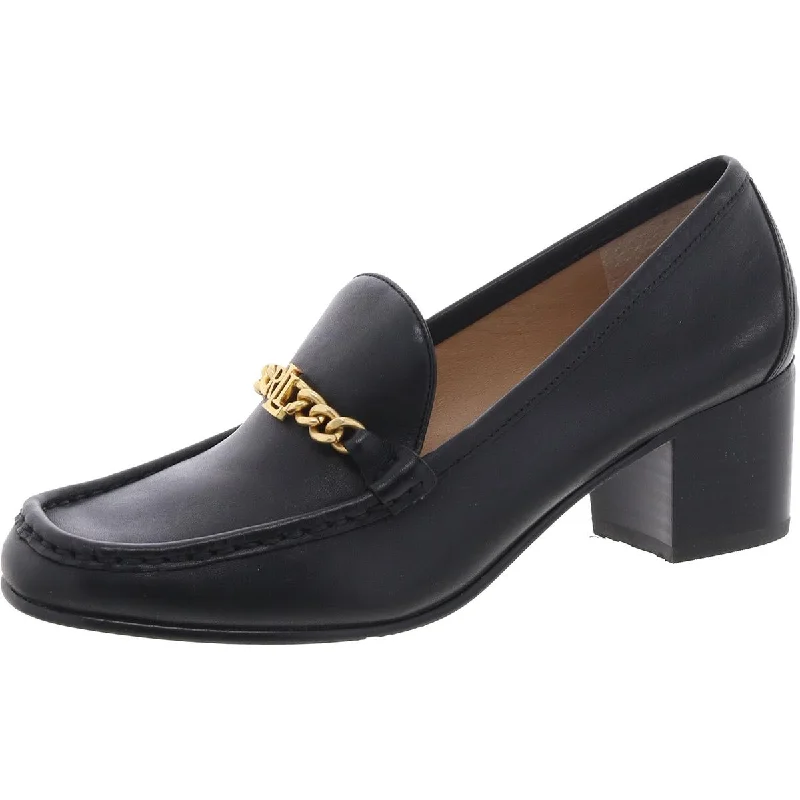 Women's Cashmere - Lined Loafers in Burgundy for Warmth in Winter WINSLET Womens Logo Leather Loafers