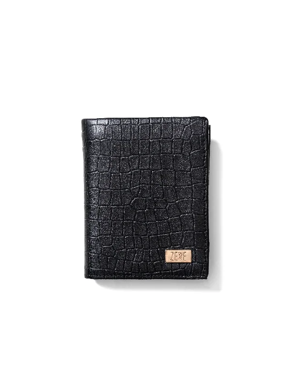 Women's backless fashion & dress shoes with a block - heel for a trendy and comfortable option Zeve Folding Wallet - Black Croco Leather Women's backless fashion & dress shoes with a block - heel for a trendy and comfortable option Zeve Folding Wallet - Black Croco Leather