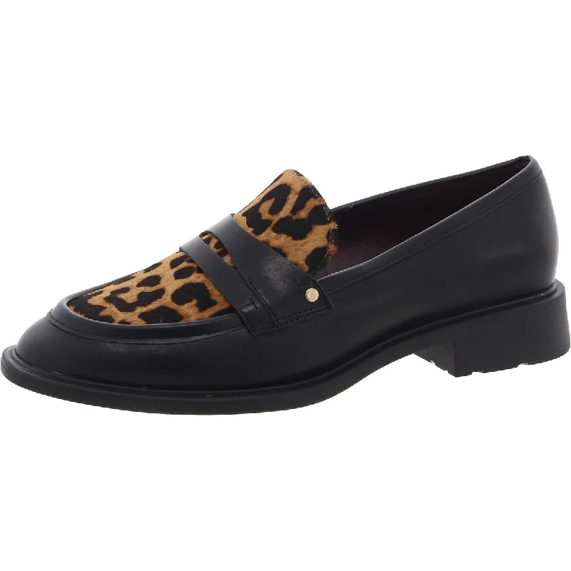 black leopard leather