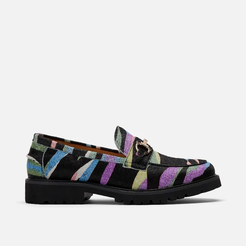 Women's satin - lined fashion & dress shoes with a low - heel for a comfortable yet stylish option Ms. Boulevard Night Sky Suede Bit Loafers Women's satin - lined fashion & dress shoes with a low - heel for a comfortable yet stylish option Ms. Boulevard Night Sky Suede Bit Loafers