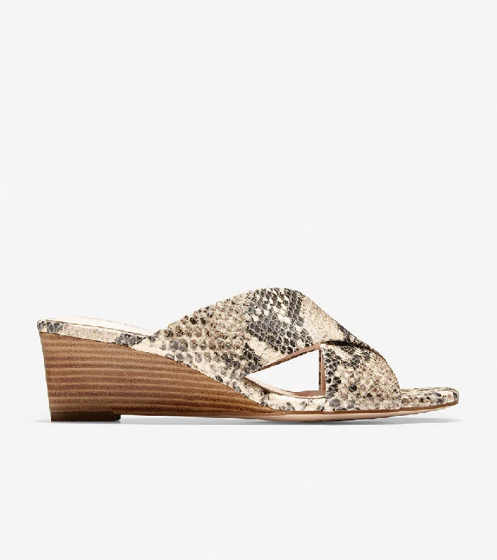 Women's lace - up fashion & dress shoes with a high - heel and a cut - out design for a modern aesthetic Adley Grand Wedge Sandal (50Mm) Women's lace - up fashion & dress shoes with a high - heel and a cut - out design for a modern aesthetic Adley Grand Wedge Sandal (50Mm)