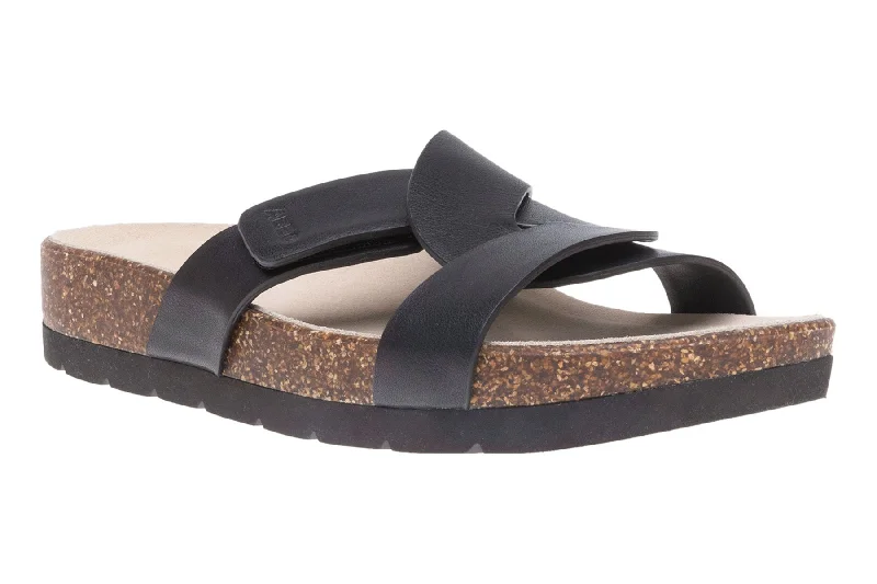 Women's Flat Slide Sandals with a Memory Foam Insole in White for All - Day ComfortLanai Slide