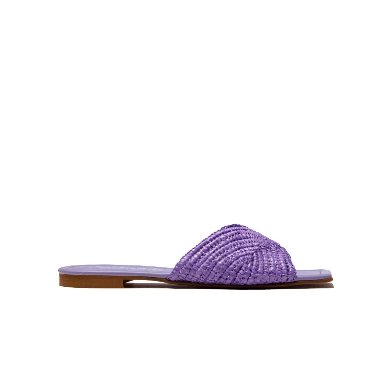 Waterproof Women's Rubber Beach Sandals with Arch Support in Blue for Water ActivitiesAbilene Lilac Multi