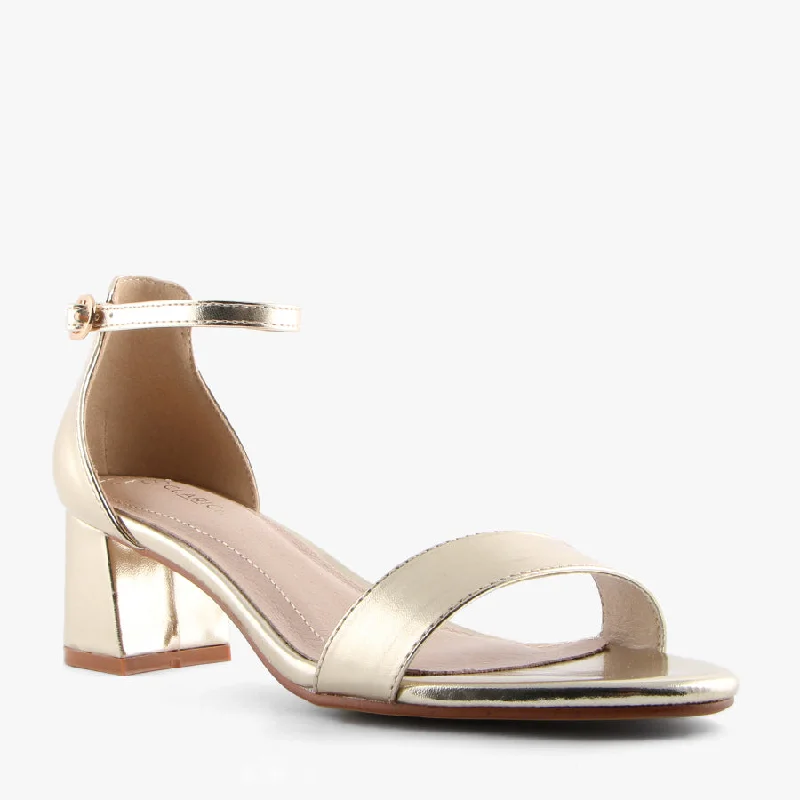 Women's Sandals with a Wedge Heel and a Tassel Detail in Orange for a Trendy LookADOOR GOLD METALIC