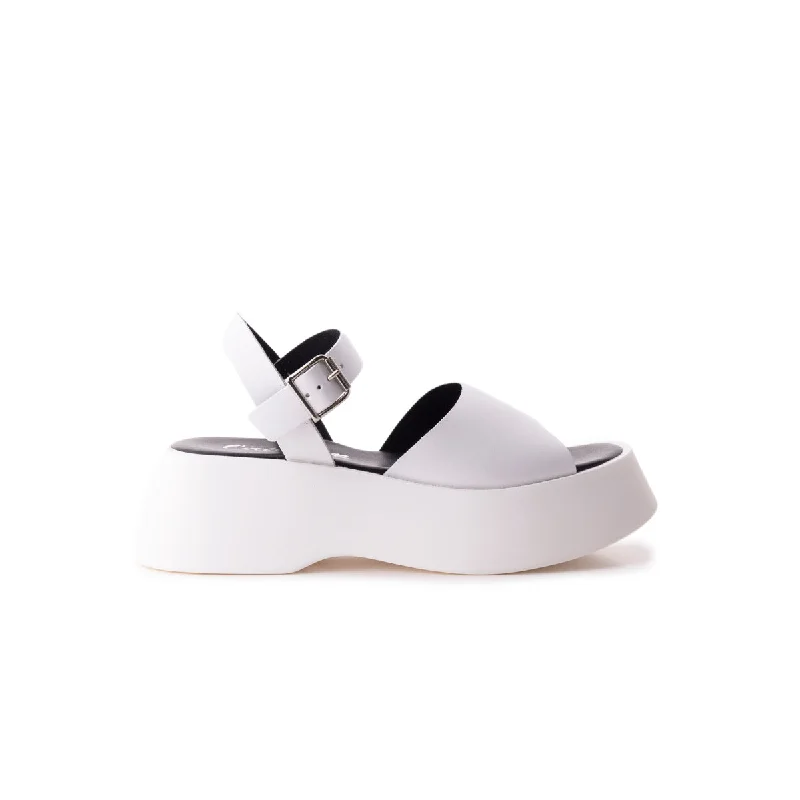 Orthopedic Women's Sandals with Arch Support in Gray for Foot HealthAran White Leather