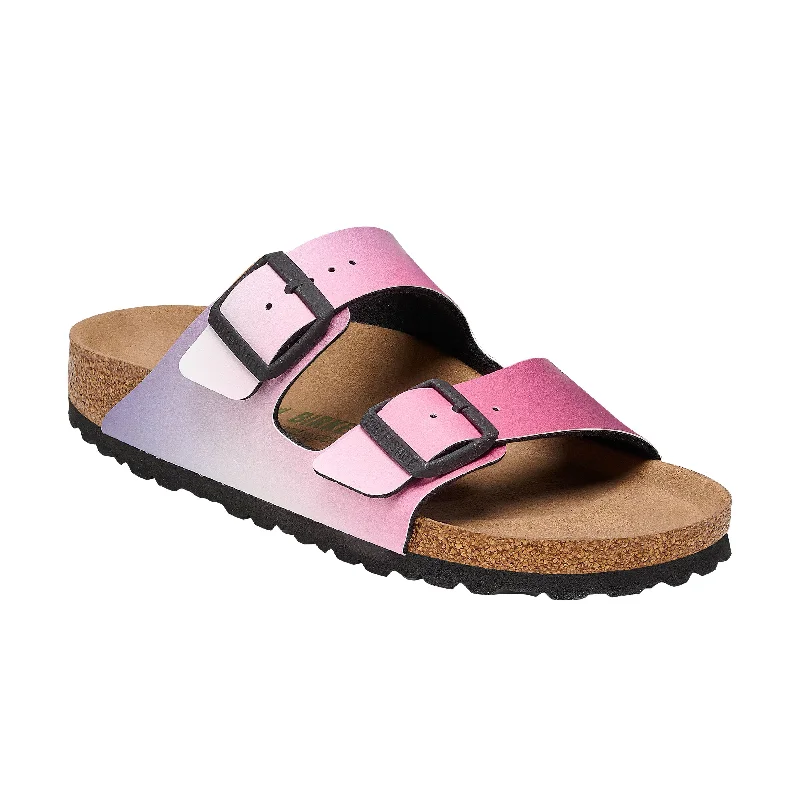 Anti - Slip Women's Sandals with a Grooved Sole in Green for Outdoor AdventuresArizona Vegan Energy Sport Ombre Pink/Purple Birko-Flor