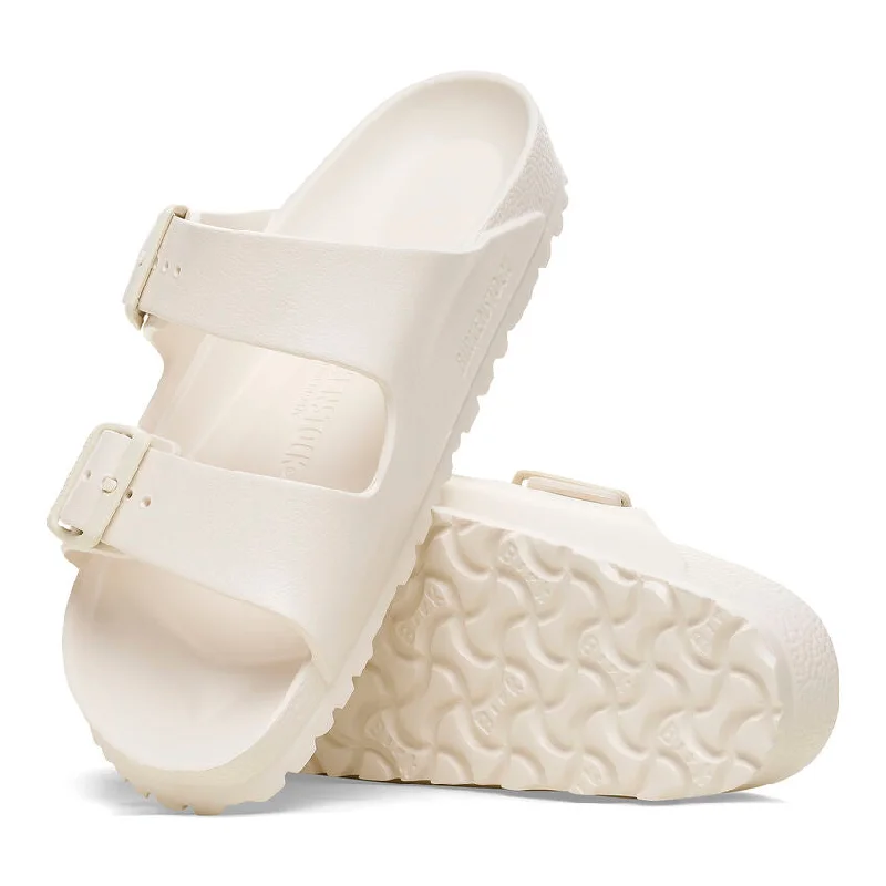 Women's Sandals with a Wedge Heel and a Tassel Detail in Orange for a Trendy LookBirkenstock - Arizona EVA Eggshell