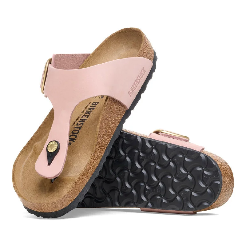Women's Thong Sandals with a Beaded Design in Multicolor for a Beachy AestheticBirkenstock - Gizeh Big Buckle Soft Pink