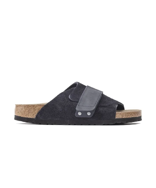 Women's Sandals with a Floral - Printed Upper in Pink for a Feminine Spring LookBirkenstock Kyoto Suede/Nubuck Leather Midnight Sandals