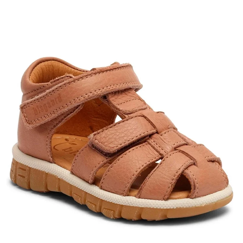 Women's Sandals with a Glitter - Coated Strap in Gold for a Sparkly Summer OutfitBisgaard Angus Sandal Nude