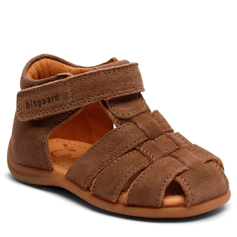 Lightweight Women's Mesh - Paneled Sandals in Yellow for BreathabilityBisgaard Carly Sandal Chocolate