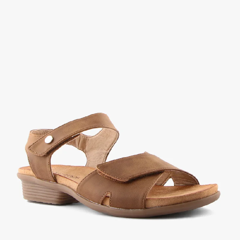 Shock - Absorbing Women's Sandals with a Soft Insole in Black for Active LifestylesBOOKER BROWN