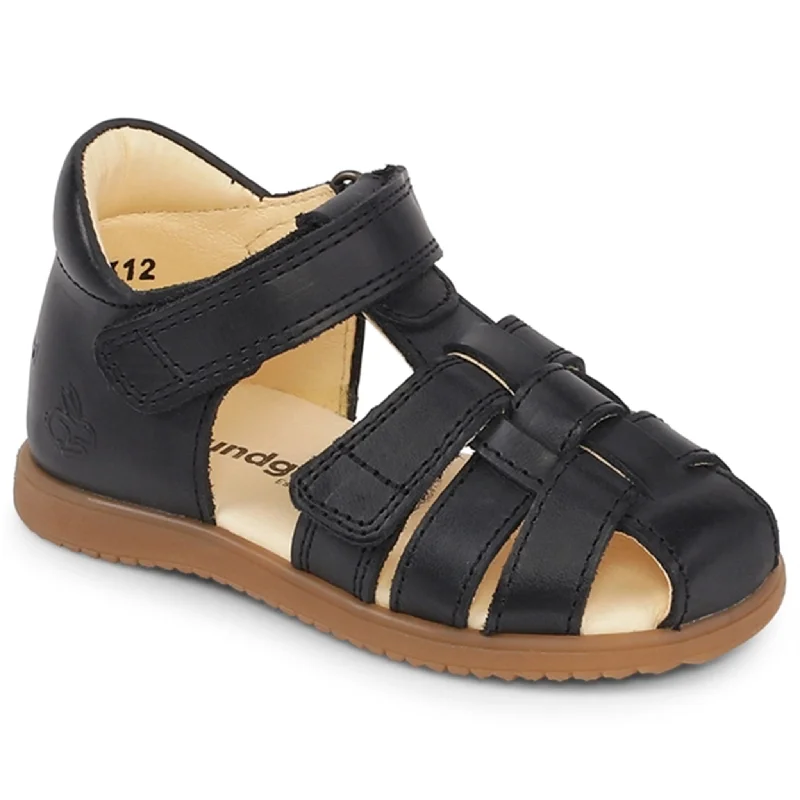 Women's Sandals with a Glitter - Coated Strap in Gold for a Sparkly Summer OutfitBundgaard Bali II Sandal Black