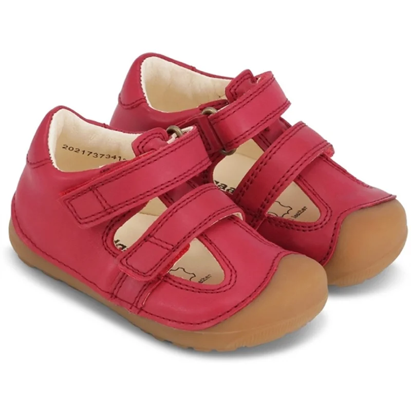 Women's Rhinestone - Embellished Open - Toe Sandals in Silver for a Glamorous Party LookBundgaard Petit Summer Sandal Red WS