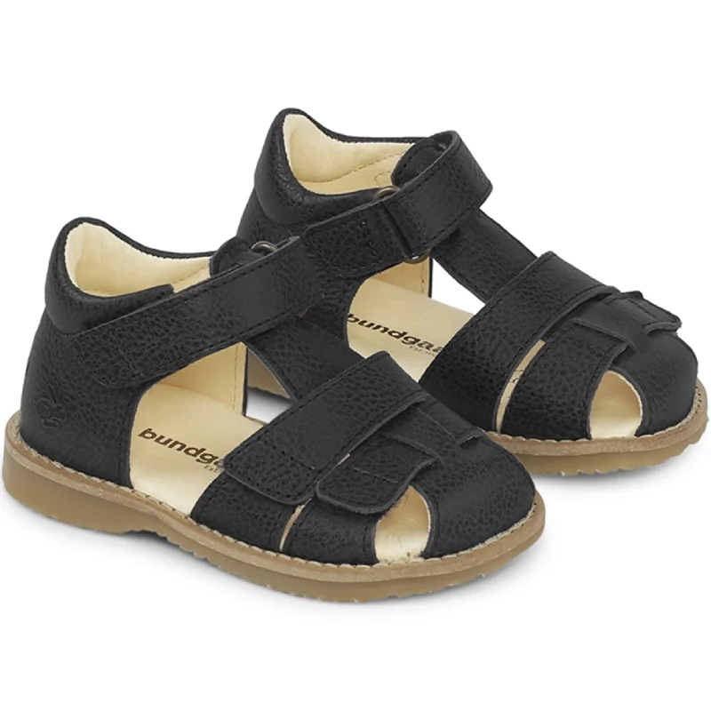 Women's Cork - Soled Espadrille Sandals with a Rope - Trimmed Upper in Navy for a Summer VibeBundgaard Samir Sandal Black