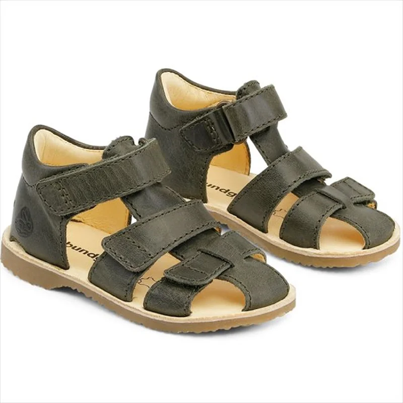 Shock - Absorbing Women's Sandals with a Soft Insole in Black for Active LifestylesBundgaard Sandal Shea Army