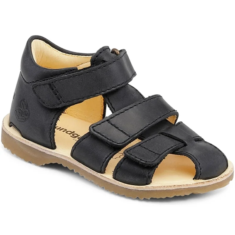 Sustainable Women's Recycled Material Sandals in Beige for Eco - Conscious ShoppersBundgaard Sandal Shea Black