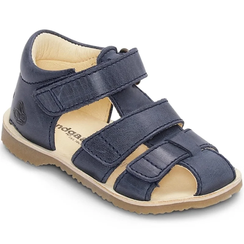 Elastic - Strap Women's Sandals with a Padded Toe in Teal for Easy On - and - OffBundgaard Sandal Shea Navy