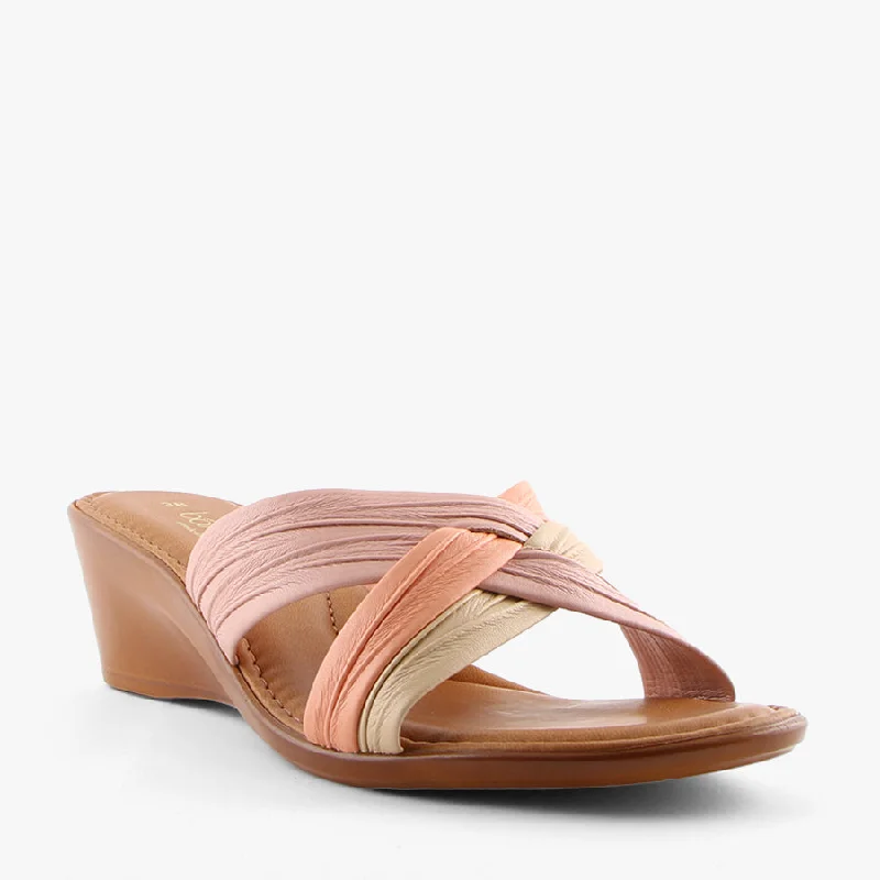 Anti - Slip Women's Sandals with a Grooved Sole in Green for Outdoor AdventuresCOMO NUDE MULTI