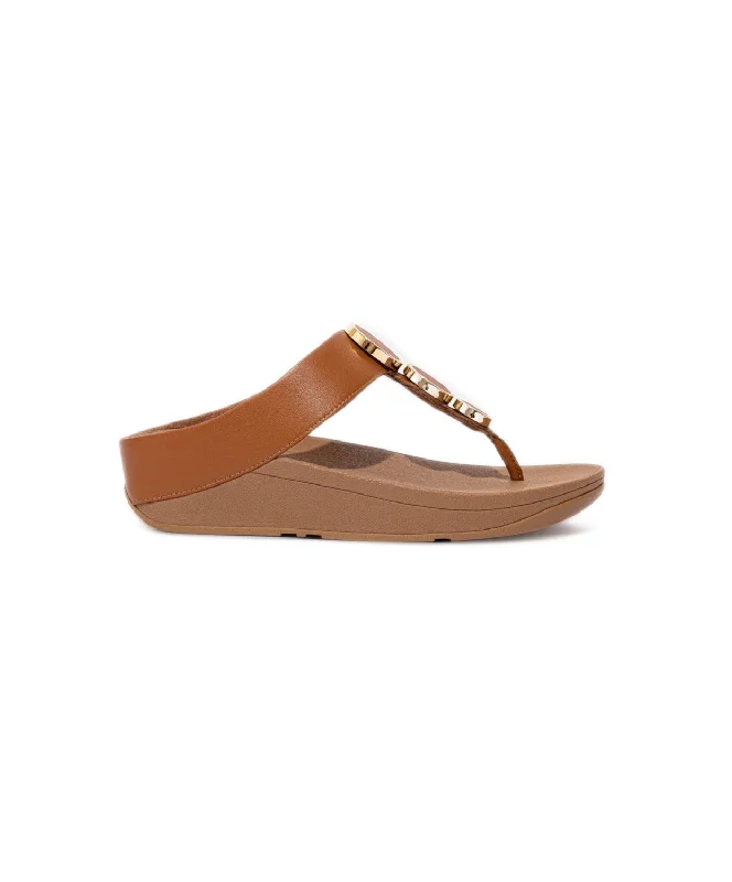 Women's Cork - Soled Espadrille Sandals with a Rope - Trimmed Upper in Navy for a Summer VibeFitFlop Halo Leather Toe Post Sandals Brown