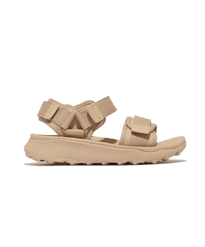 Women's Rhinestone - Embellished Open - Toe Sandals in Silver for a Glamorous Party LookFitflop Neo D Hyker W/R Outdoor Adj Sandal Beige