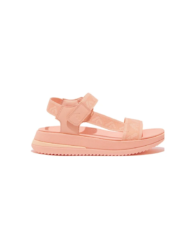Plus Size Women's Wide - Width Platform Sandals in Black for Added Comfort and HeightFitflop Surff Webbing Back Strap Sandals Blushy