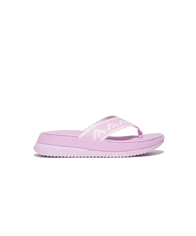 Women's Rhinestone - Embellished Open - Toe Sandals in Silver for a Glamorous Party LookFitflop Surff Webbing Toe Post Sandals Wild Lilac
