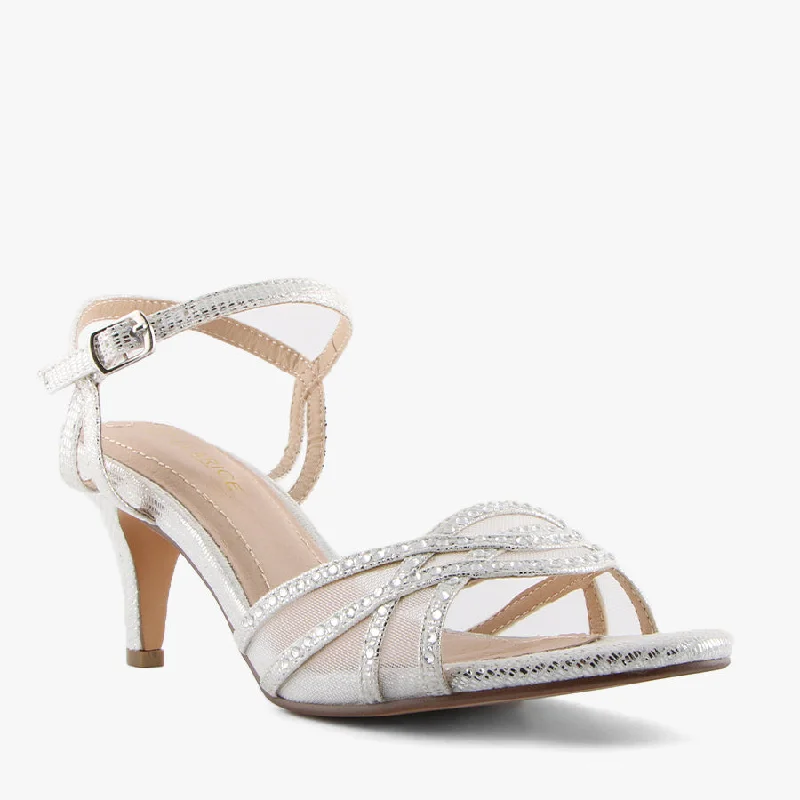 Women's Cork - Soled Espadrille Sandals with a Rope - Trimmed Upper in Navy for a Summer VibeGEICO SILVER LIZARD