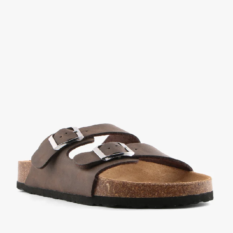 Waterproof Women's Rubber Beach Sandals with Arch Support in Blue for Water ActivitiesGETAWAY CHOCOLATE
