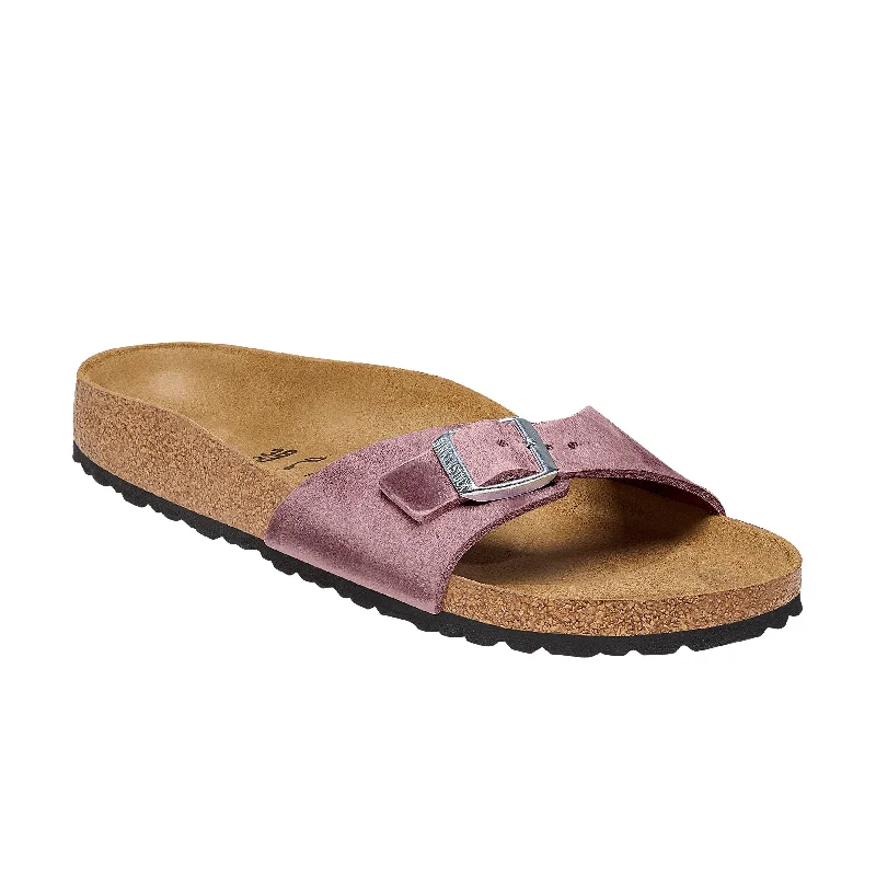 Women's Thong Sandals with a Beaded Design in Multicolor for a Beachy AestheticMadrid Lavender Oiled Leather