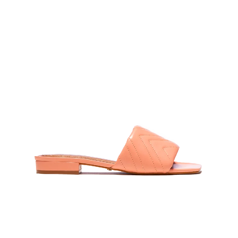 Women's Strappy Gladiator Sandals with Buckle Closures in Tan for a Boho LookMarlin Pink Leather