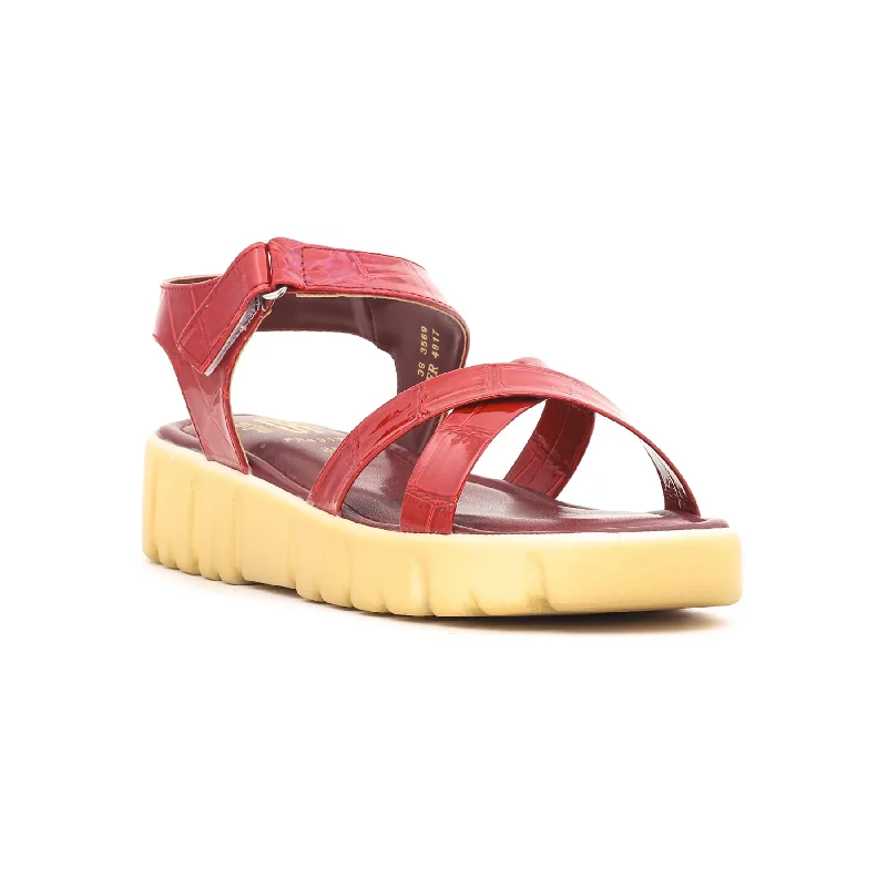 Women's Thong Sandals with a Beaded Design in Multicolor for a Beachy AestheticMaroon Formal Sandal FR4917