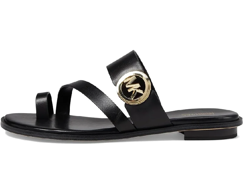 Orthopedic Women's Sandals with Arch Support in Gray for Foot HealthMichael Kors - Vera Flat Thong Black