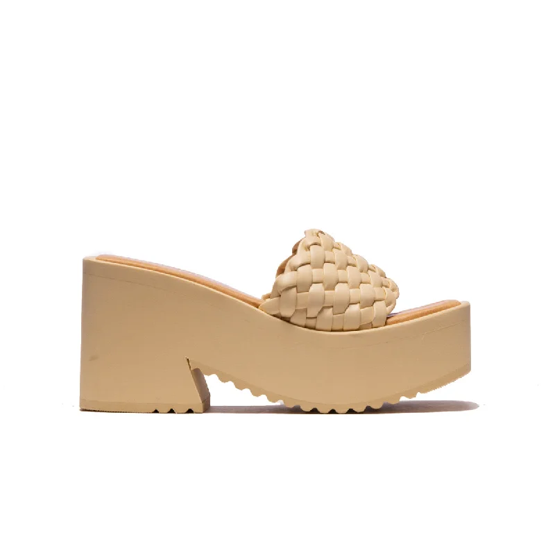 Waterproof Women's Rubber Beach Sandals with Arch Support in Blue for Water ActivitiesMiri Nude Braid