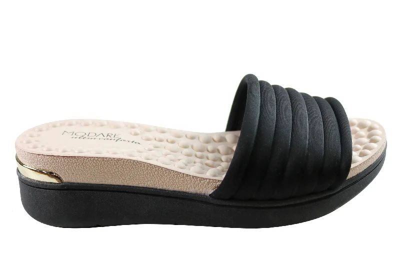 Women's Ankle - Strap Sandals with a Block Heel in Red for a Sophisticated StyleModare Ultraconforto Quiny Womens Comfort Slides With Massage Balls Women's Ankle - Strap Sandals with a Block Heel in Red for a Sophisticated StyleModare Ultraconforto Quiny Womens Comfort Slides With Massage Balls