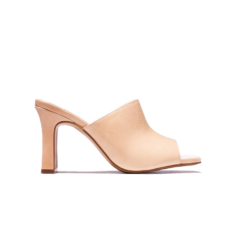 Elastic - Strap Women's Sandals with a Padded Toe in Teal for Easy On - and - OffNare Nude Leather