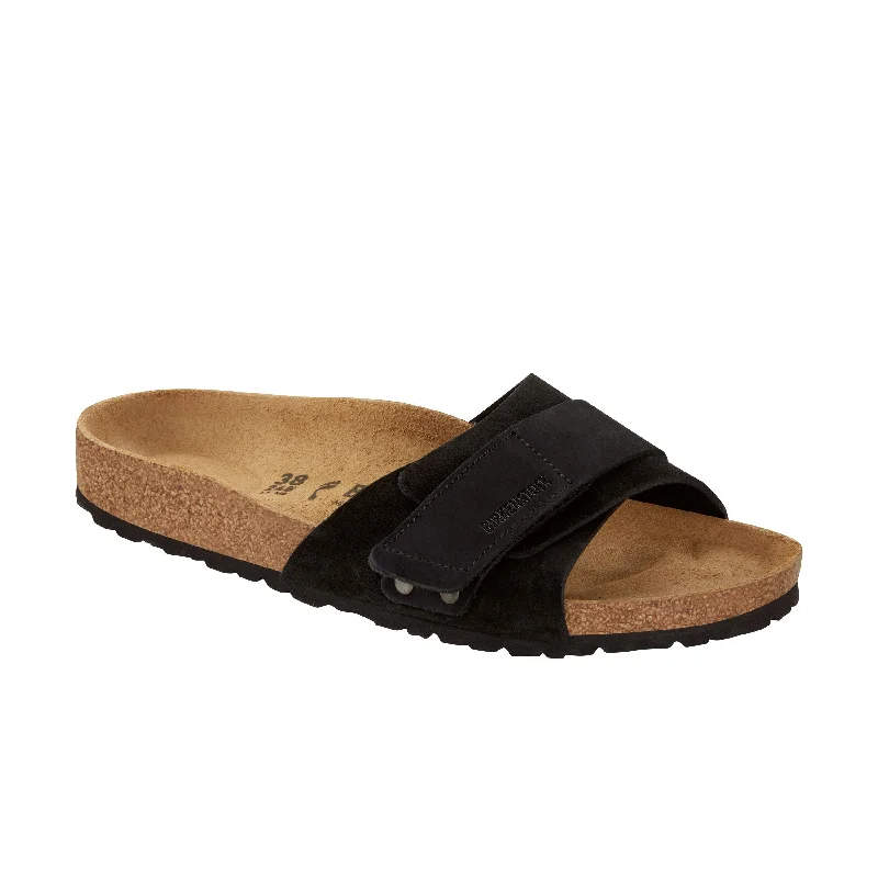 Women's Thong Sandals with a Beaded Design in Multicolor for a Beachy AestheticOita Black Suede Leather