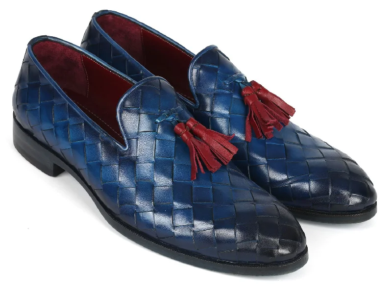 Orthopedic Women's Loafers with Arch Support in Brown for Foot HealthPaul Parkman Men's Big Braided Tassel Loafers Blue (ID#6623-BLU) Orthopedic Women's Loafers with Arch Support in Brown for Foot HealthPaul Parkman Men's Big Braided Tassel Loafers Blue (ID#6623-BLU)