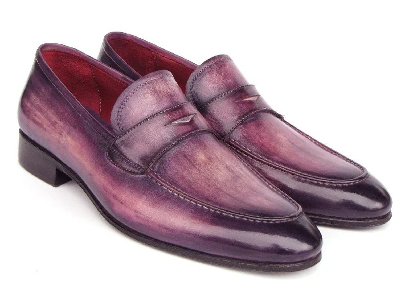 Child - Friendly Women's Loafers in Purple for Moms on the GoPaul Parkman Men's Purple Patina Penny Loafers (ID#17PRP33) Child - Friendly Women's Loafers in Purple for Moms on the GoPaul Parkman Men's Purple Patina Penny Loafers (ID#17PRP33)