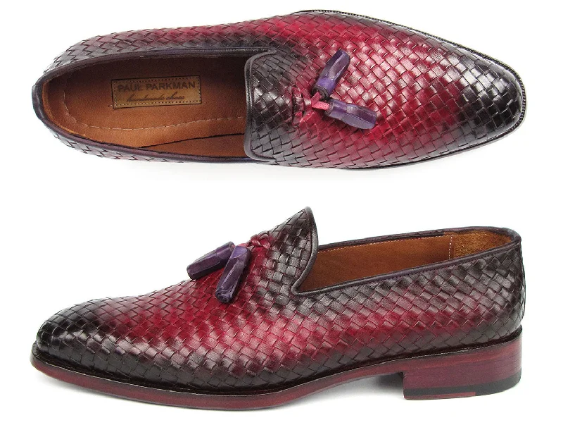 Women's Fur - Lined Loafers in Tan for a Cozy Winter OptionPaul Parkman Men's Woven Leather Tassel Loafers Burgundy (ID#WVN88-BUR) Women's Fur - Lined Loafers in Tan for a Cozy Winter OptionPaul Parkman Men's Woven Leather Tassel Loafers Burgundy (ID#WVN88-BUR)
