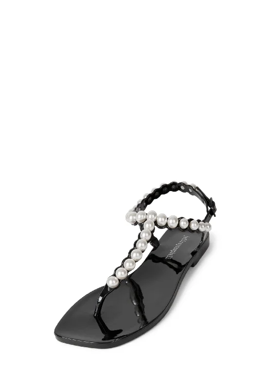 Shock - Absorbing Women's Sandals with a Soft Insole in Black for Active LifestylesPEARLESQUE Shock - Absorbing Women's Sandals with a Soft Insole in Black for Active LifestylesPEARLESQUE
