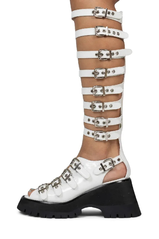 Shock - Absorbing Women's Sandals with a Soft Insole in Black for Active LifestylesPOST-PUNK Shock - Absorbing Women's Sandals with a Soft Insole in Black for Active LifestylesPOST-PUNK