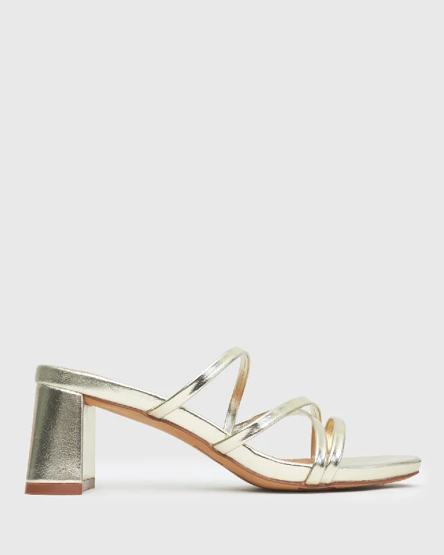 Women's Sandals with a Floral - Printed Upper in Pink for a Feminine Spring LookPRAISE Strappy Block Heel Mules Women's Sandals with a Floral - Printed Upper in Pink for a Feminine Spring LookPRAISE Strappy Block Heel Mules