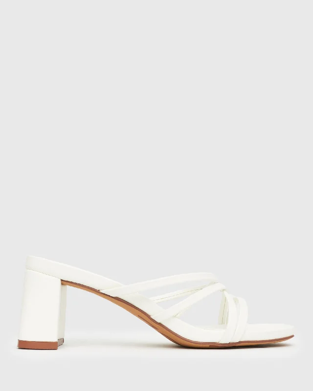Women's Cork - Soled Espadrille Sandals with a Rope - Trimmed Upper in Navy for a Summer VibePRAISE Strappy Block Heel Mules Women's Cork - Soled Espadrille Sandals with a Rope - Trimmed Upper in Navy for a Summer VibePRAISE Strappy Block Heel Mules