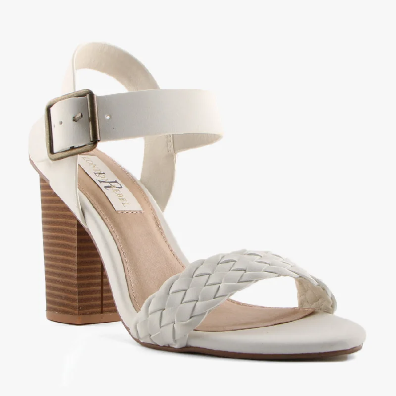 Women's Sandals with a Wedge Heel and a Tassel Detail in Orange for a Trendy LookPRUDENCE BONE NUBUCK