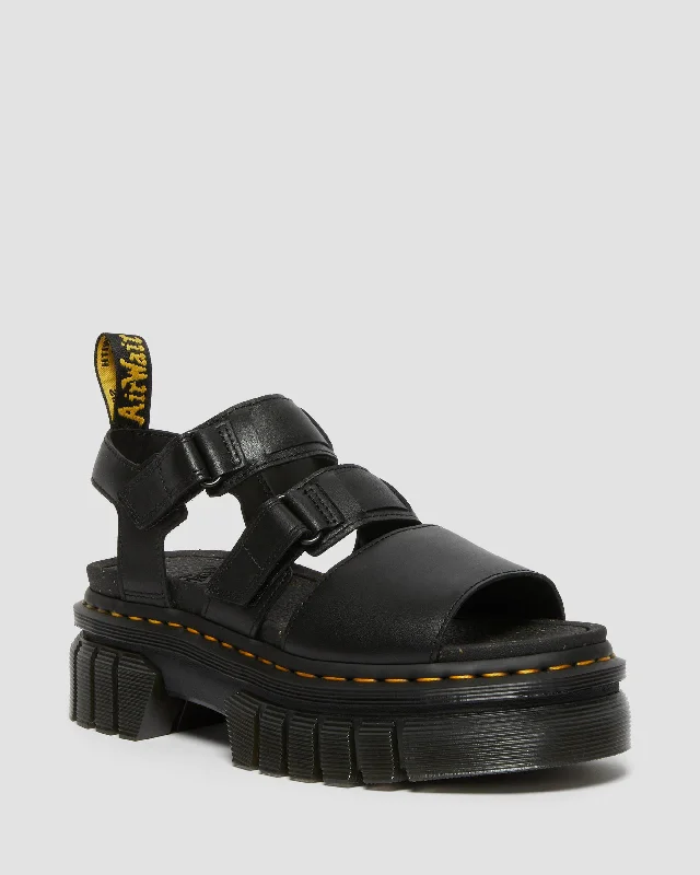 Women's Leather - Strapped Sandals with a Braided Detail in Brown for a Rustic AppealRicki 3-Strap Nappa Lux Leather Sandals
